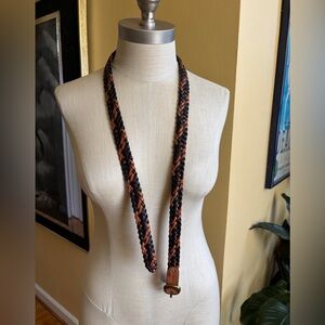 vintage fossil leather belt